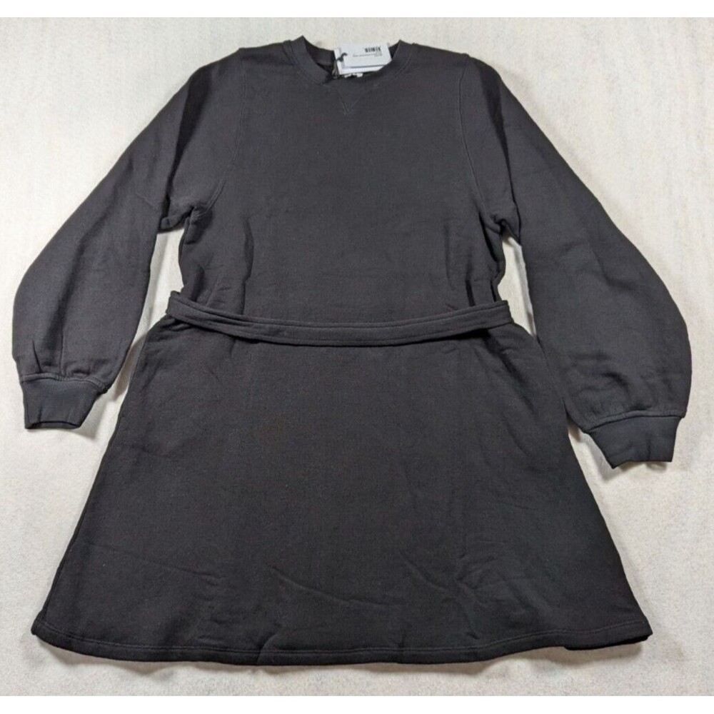 Sincerely Jules Bandier - The Dahlia Sweatshirt Long Sleeve Mini Dress - Size S